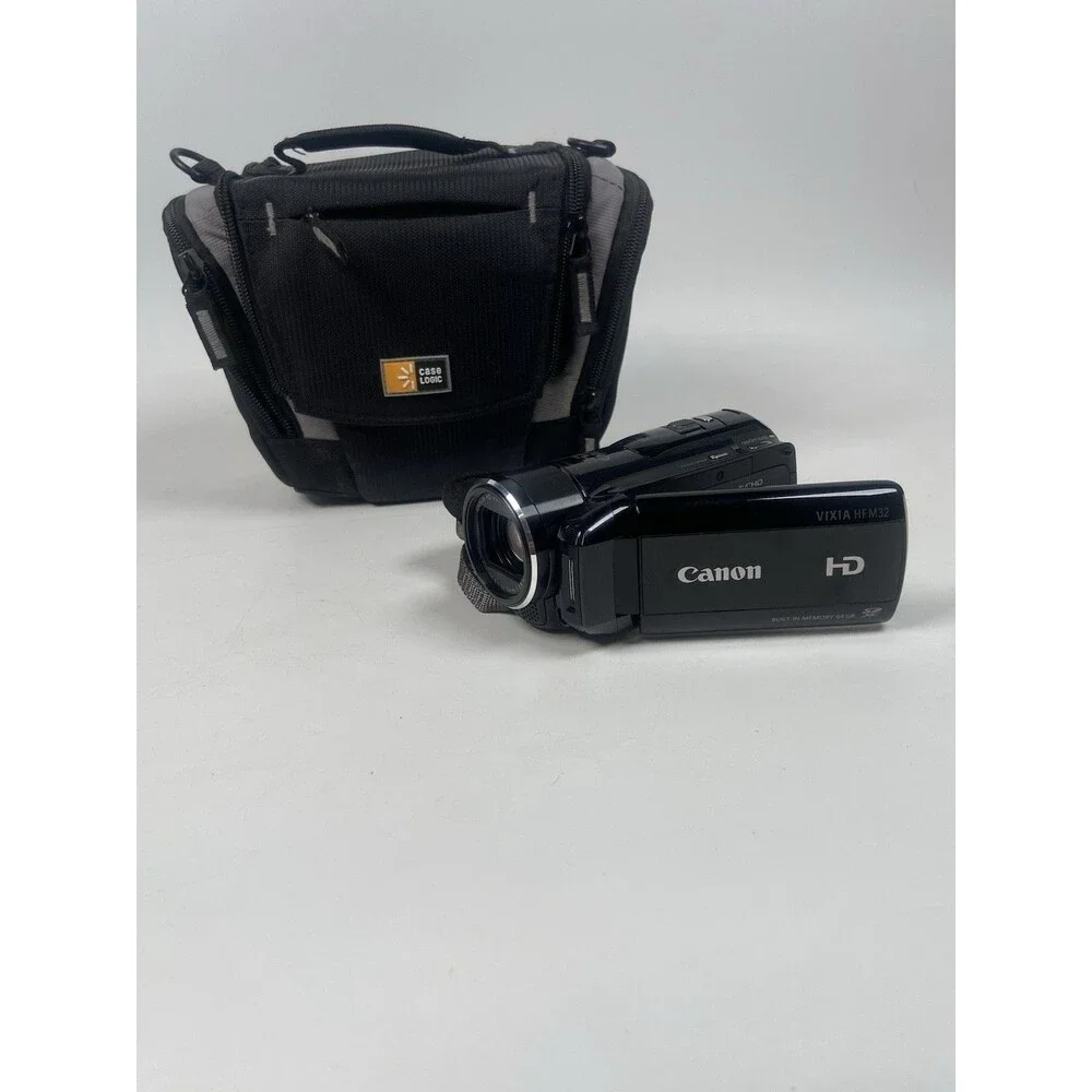 Canon VIXIA HF M32 Full HD 1080p AVCHD 64GB Flash Camcorder 15x W/ Extras Tested